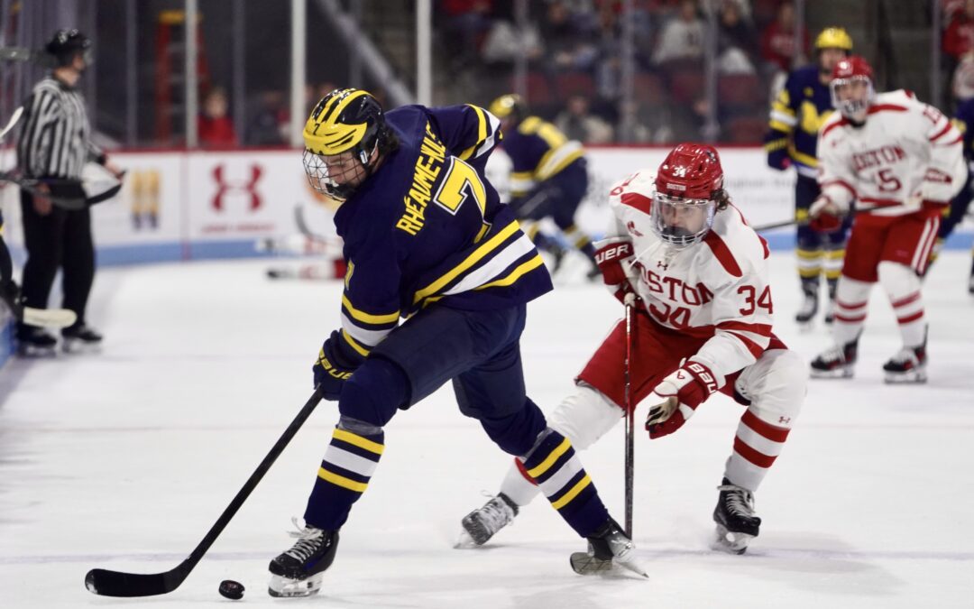 College Hockey: Boston University vs University of Michigan